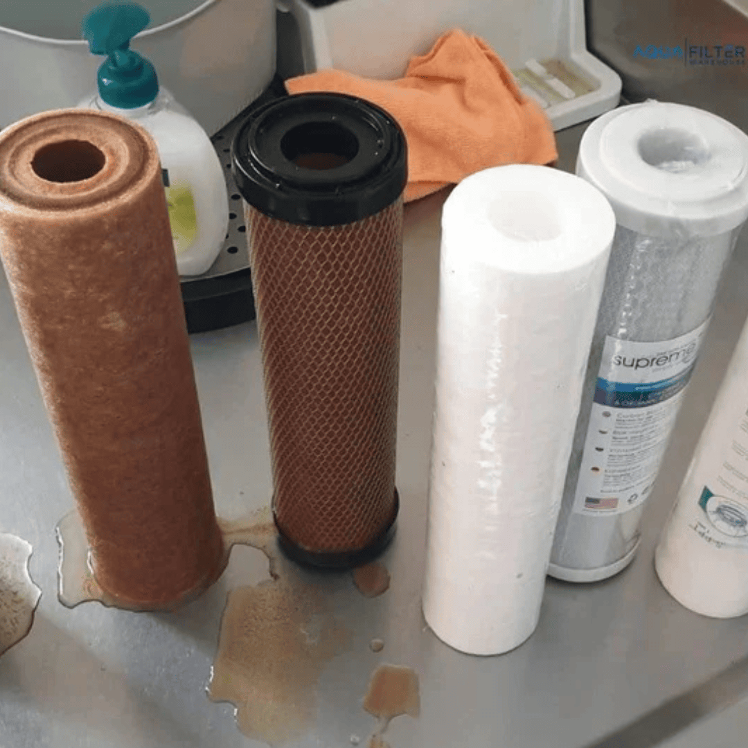 Filter set for RO plant system