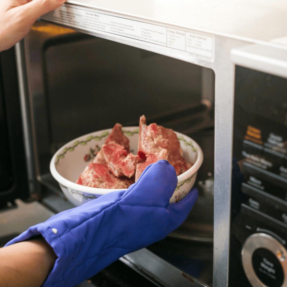 Thaw food properly