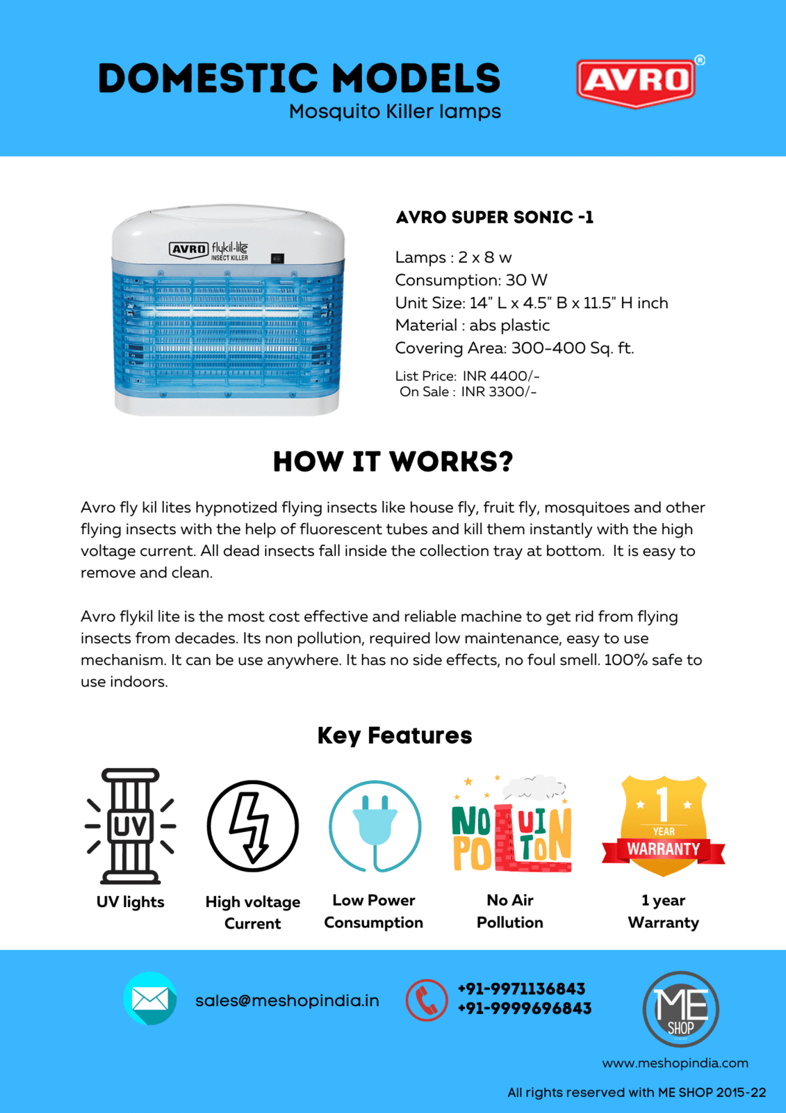  Avro insect killer machine dealer 