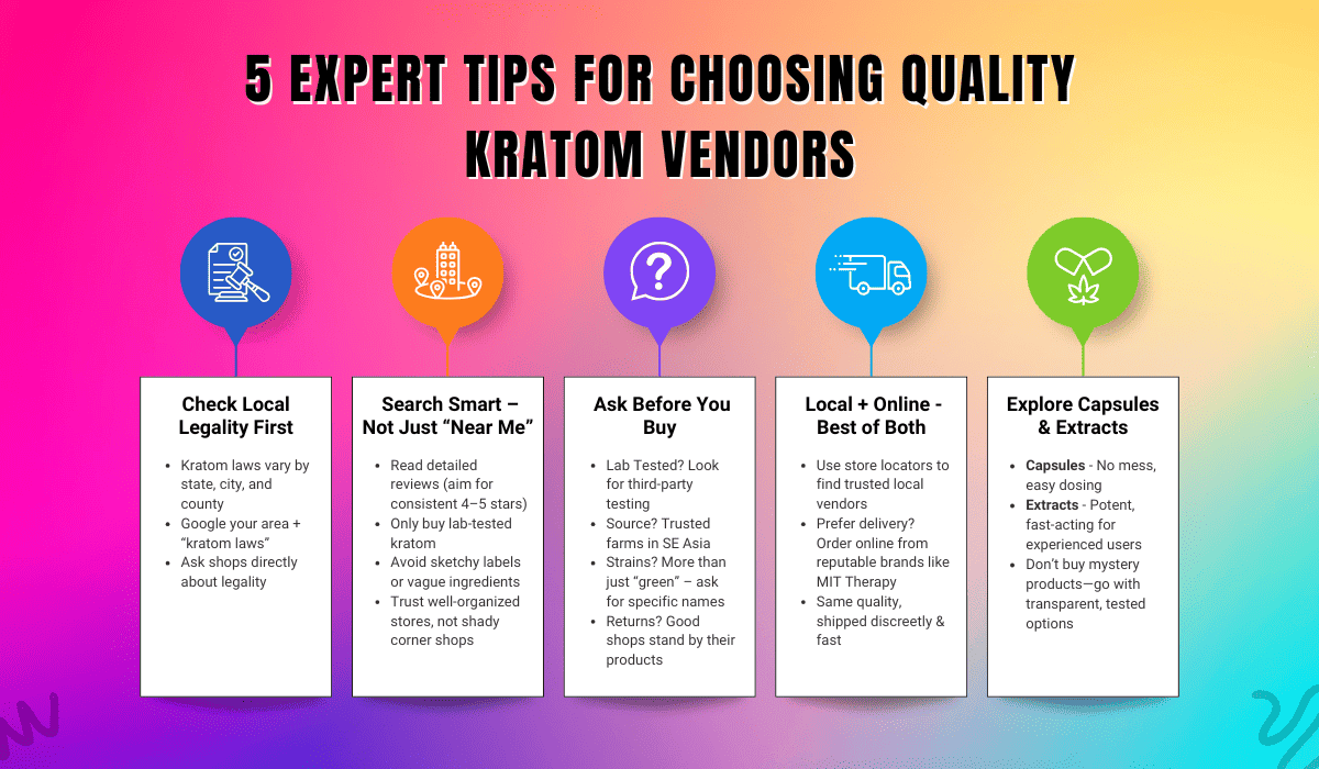 5 expert tips for choosing quality kratom vendors