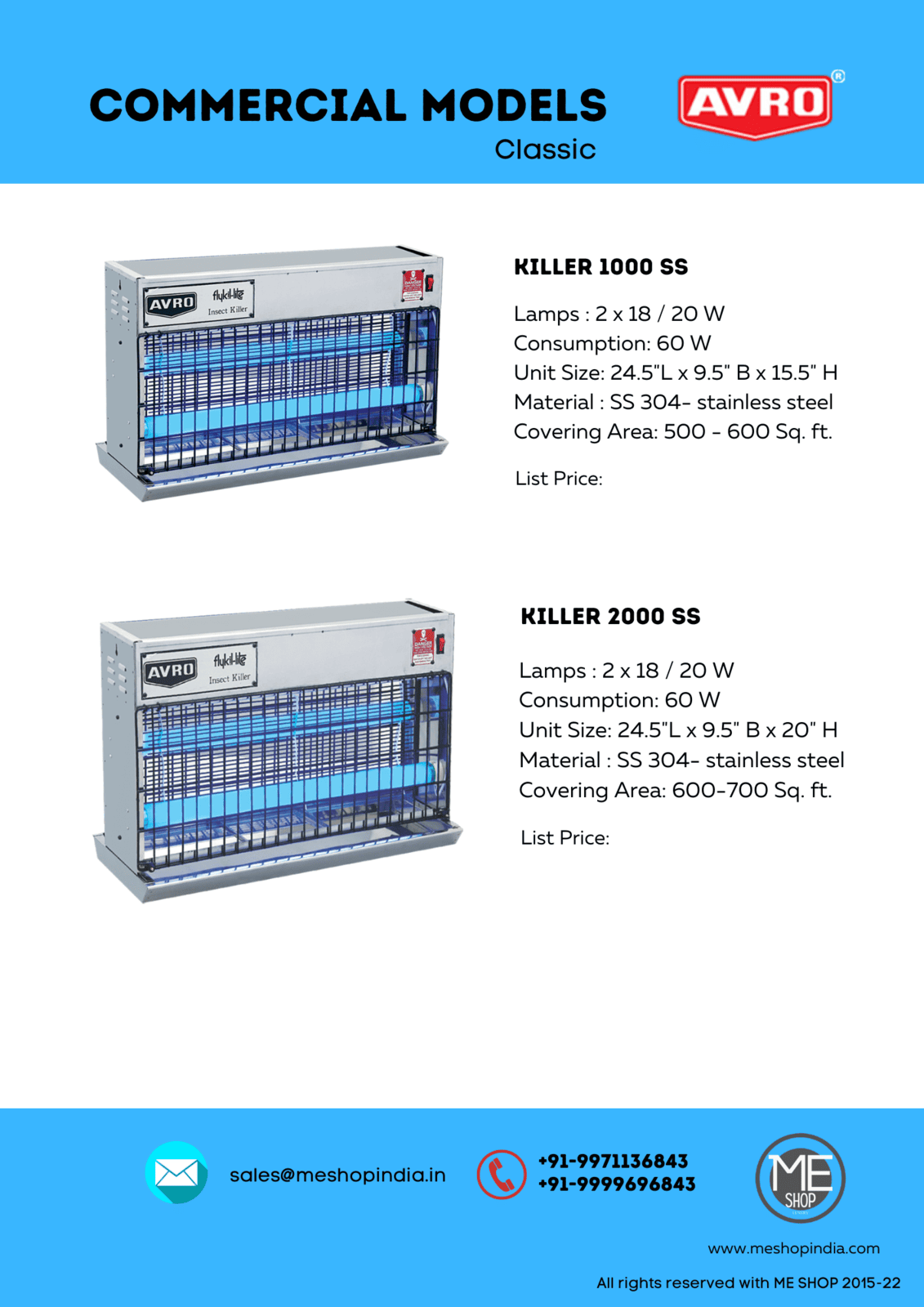  Avro insect killer machine dealer 