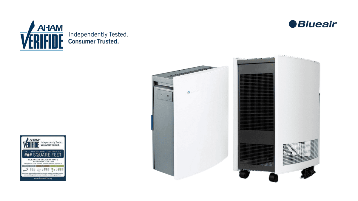 AHAM verified CADR air purifier