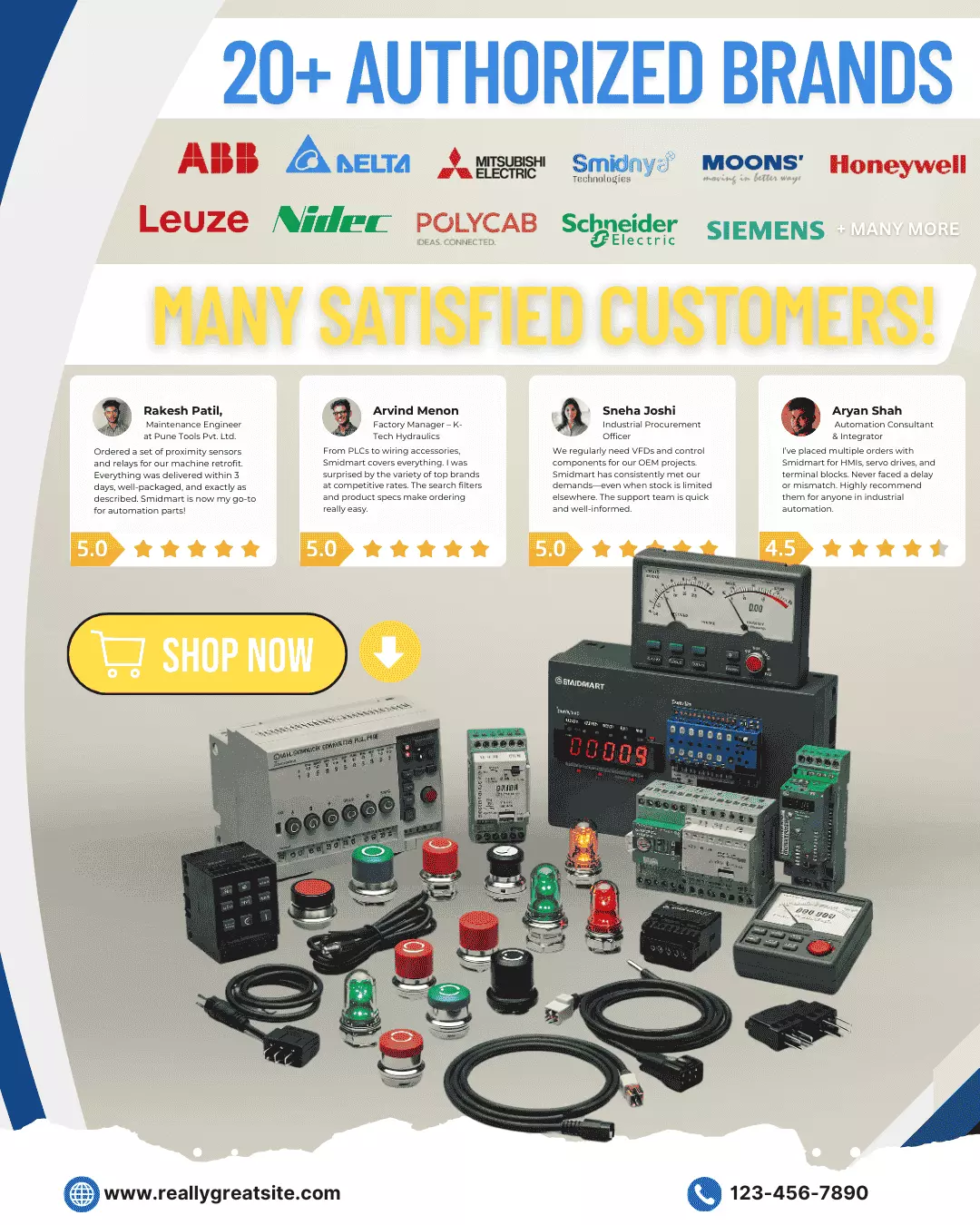 20 Authorized Industrial Brands with Trusted and Satisfied Customers in Pune and Maharashtra – Smidmart