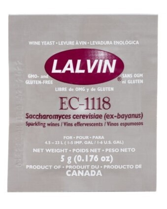 EC 1118 Wine Yeast Packet EC 1118 Wine Yeast Packet