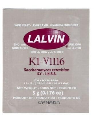 K1 V1116 Wine Yeast Packet K1 V1116 Wine Yeast Packet