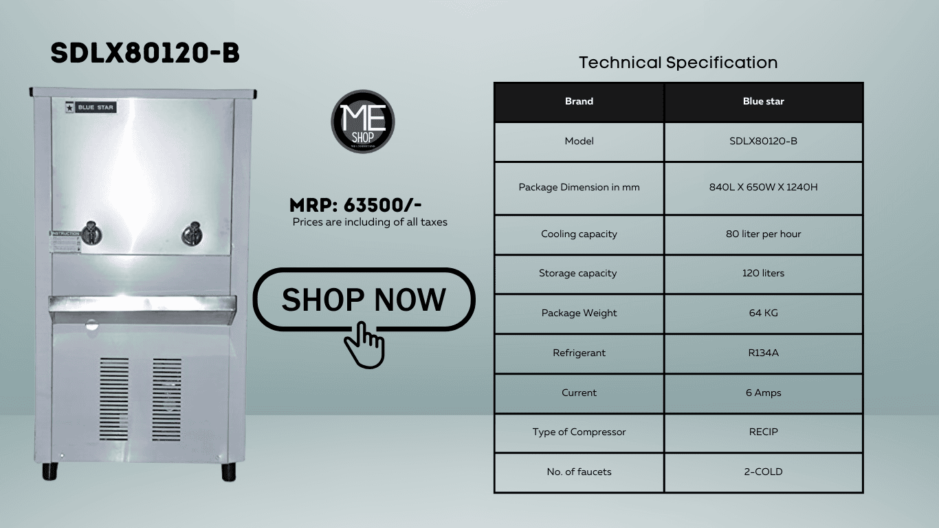 120 liter water cooler