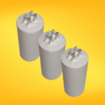 Capacitor de trabajo plástico, diseñado para mayor eficiencia y seguridad.