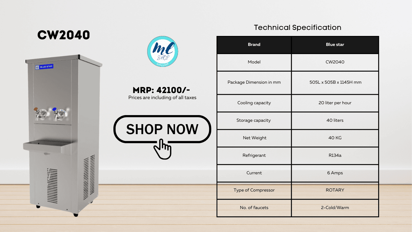 40 liter water cooler