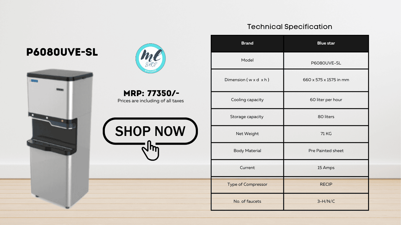 Water Cooler with Inbuilt Water Purifier