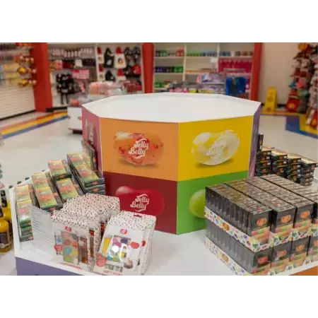 Solid display boards for in-store retail branding and freestanding visual merchandising