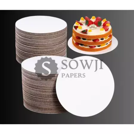 6-Inch Round Cake Base Board – Sturdy & Laminated Finish