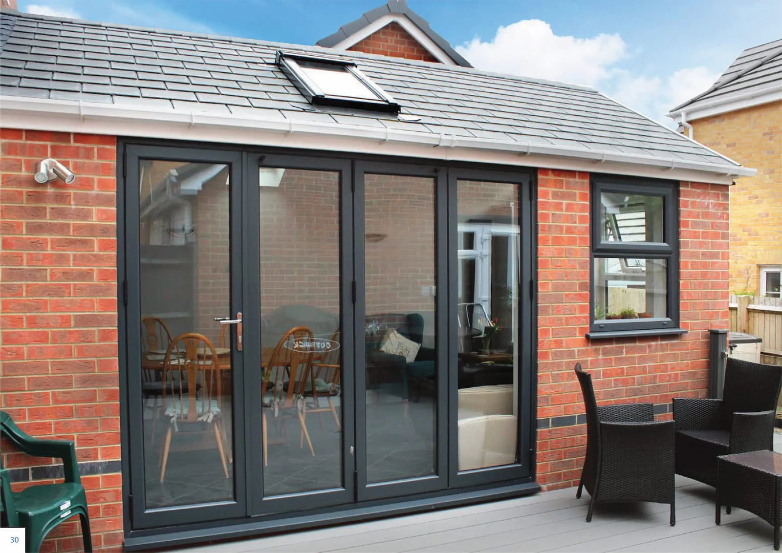Leka - Slate Tiled Conservatory - Velux