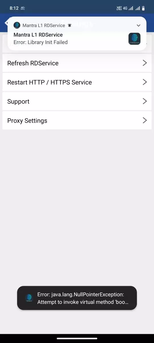 Mantra Error Mantra Error