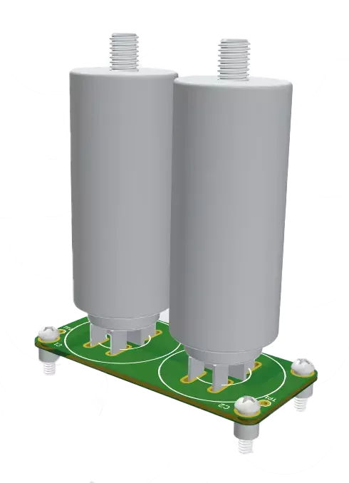 PLUGY AC film capacitor 3D model