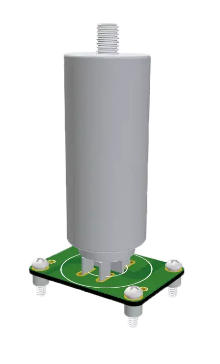 PLUGY AC film Capacitor 3D model 2