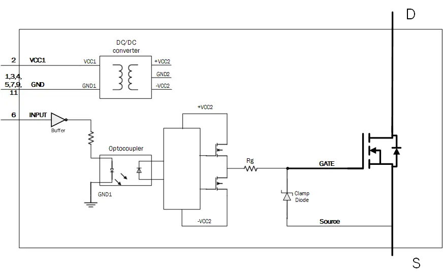 SIC MOSFET circuit schematic 
