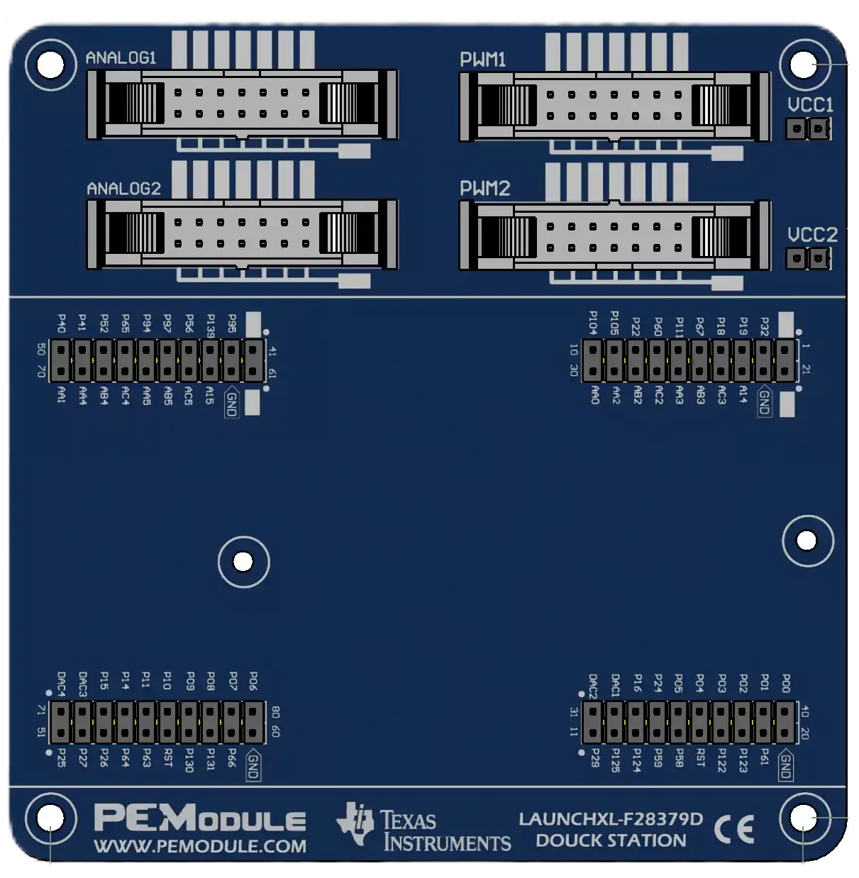 PLUGY SYSTEM | TI LAUNCHXL INTERFACE BOARD  MODEL1 plan
