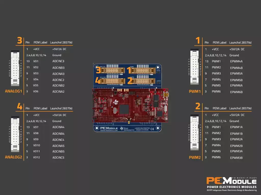 TI LAUNCHXL INTERFACE BOARD  MODEL1 connection