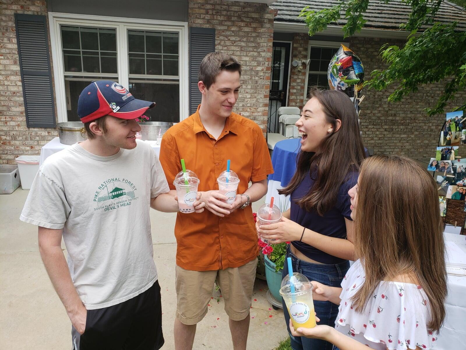 Book World Juice Bar for your next graduation party.