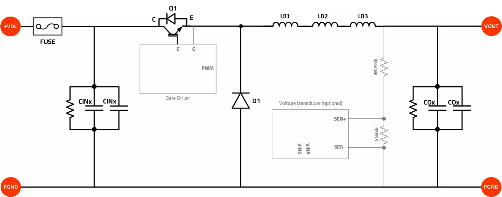 Buck converter Schematic