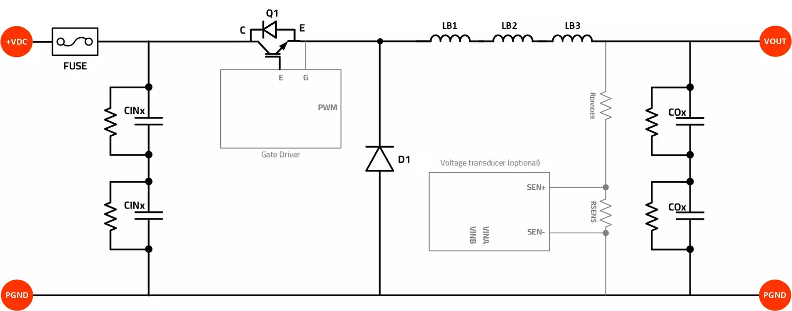Buck converter Schematic