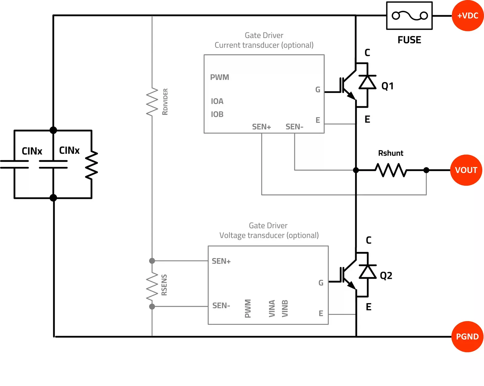 LEG Inverter Schematic