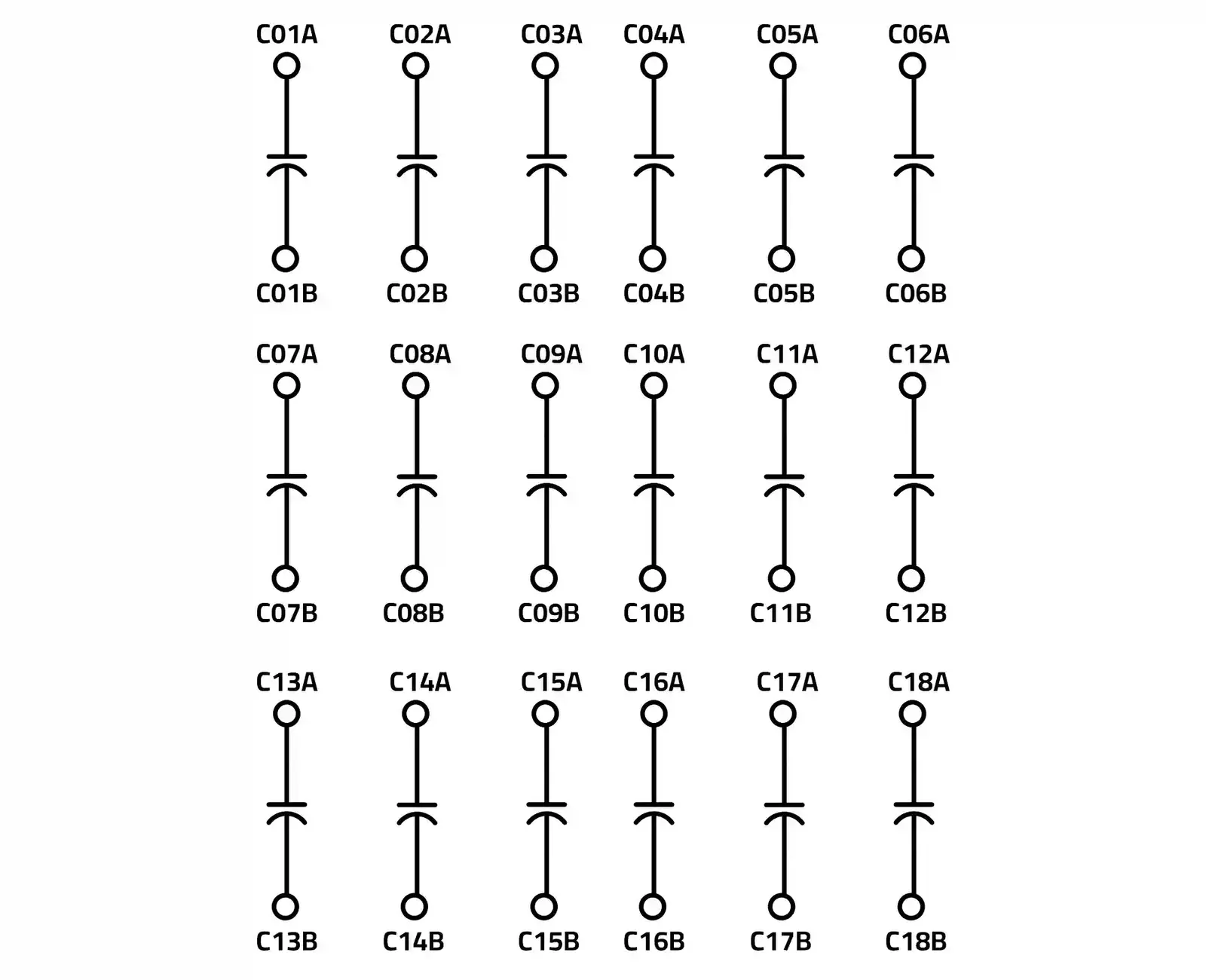 Capacitive Rack Symbol