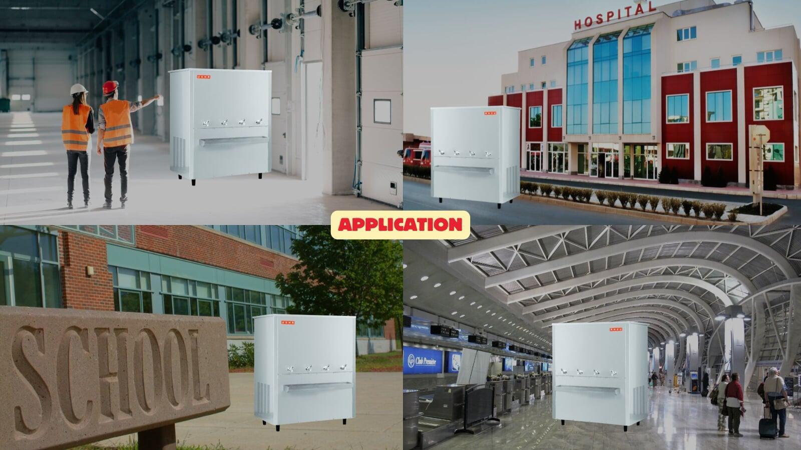 Application of stainless steel body of the Usha SS170400NC.