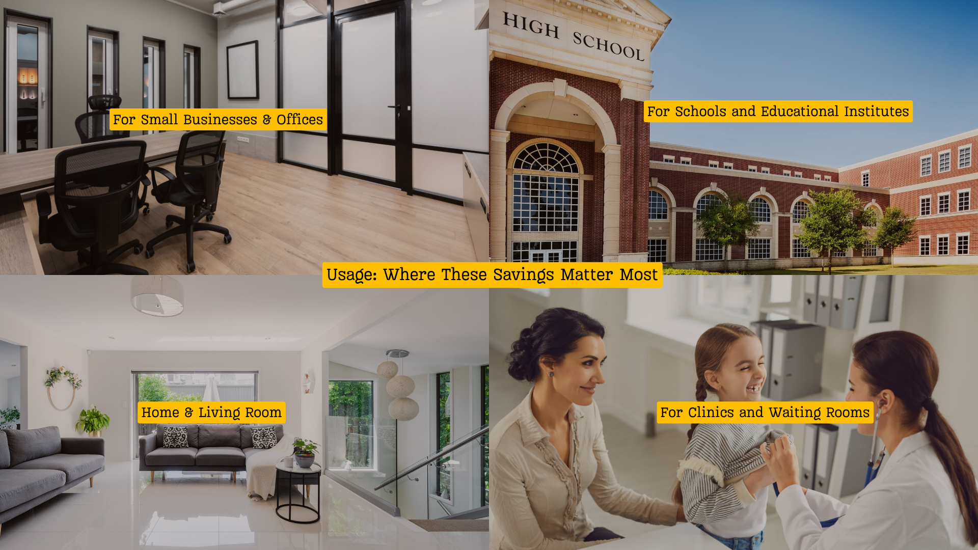 Usage: Where These Savings Matter Most