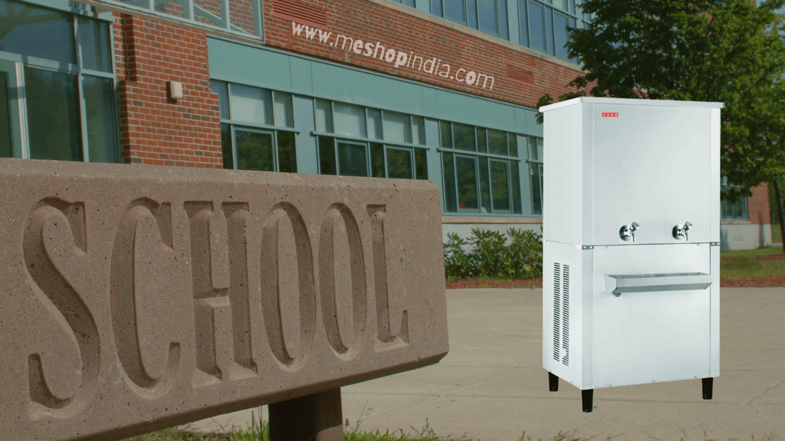 Usha water cooler in school at gurgaon