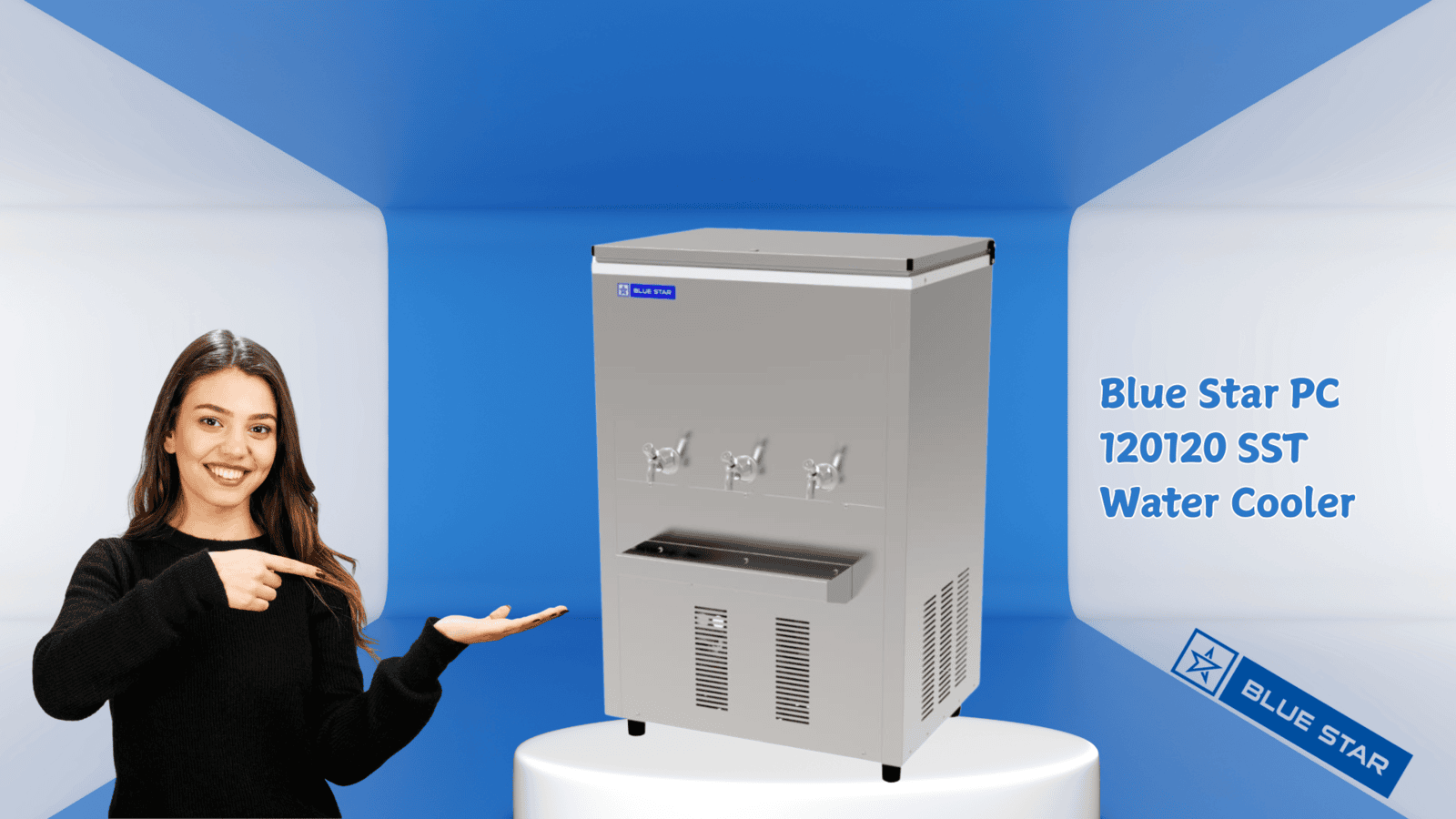 Blue Star PC 120120 SST: 120 Ltr Commercial Water Cooler at Best Price