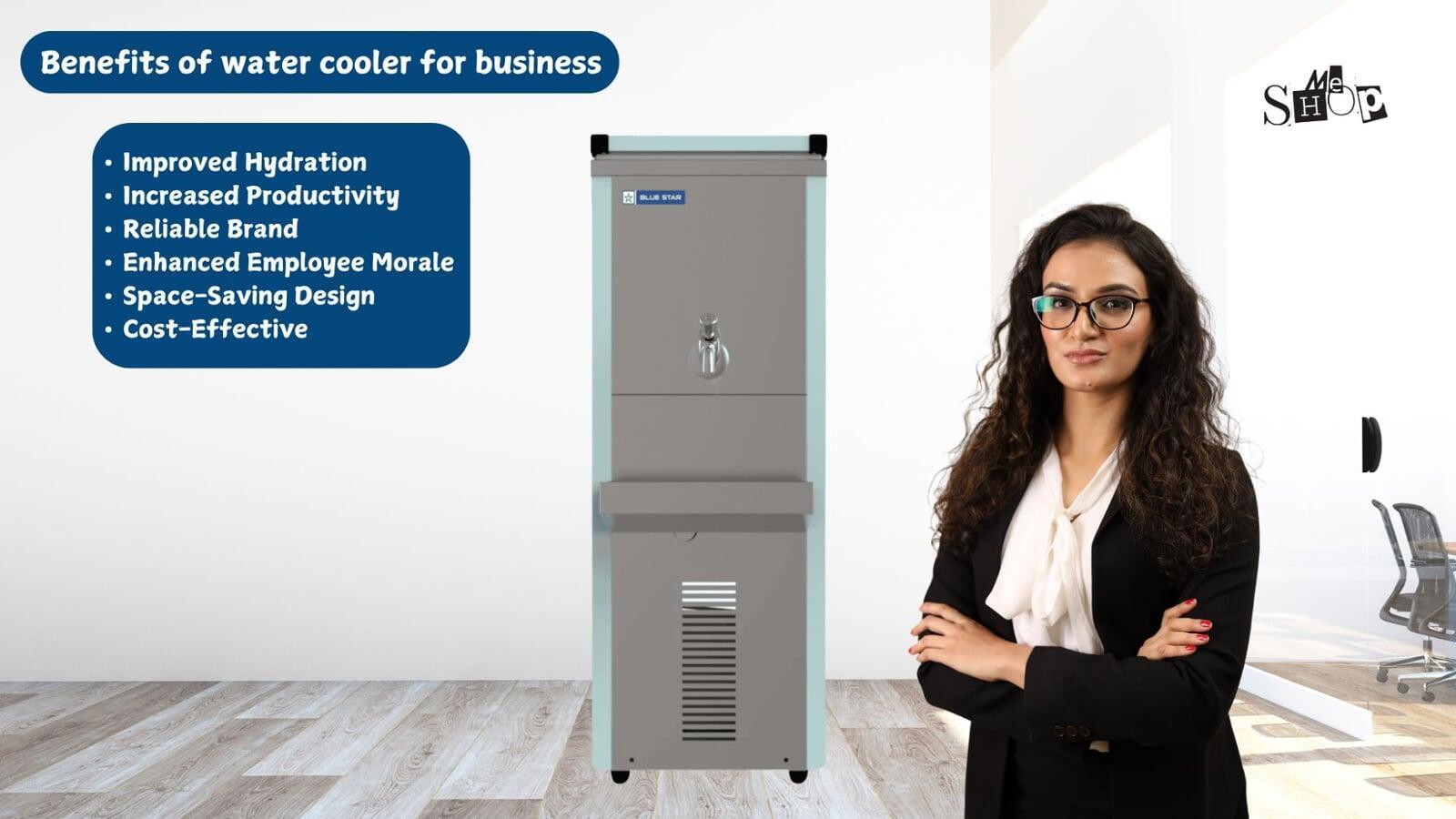 compact 15-liter water cooler ideal for small offices and homes