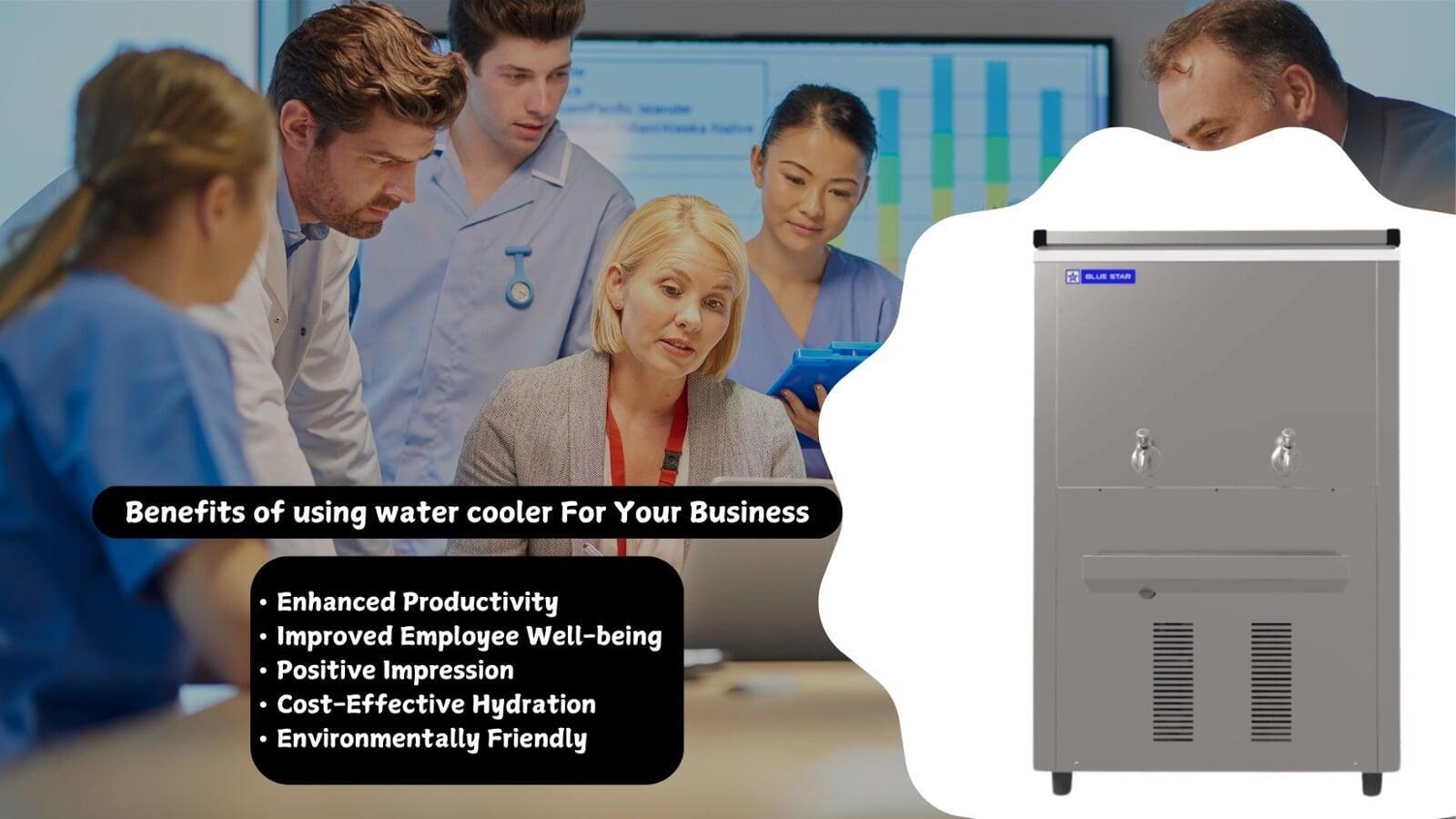 Benefits of a high-capacity water cooler perfect for offices and Businesses.