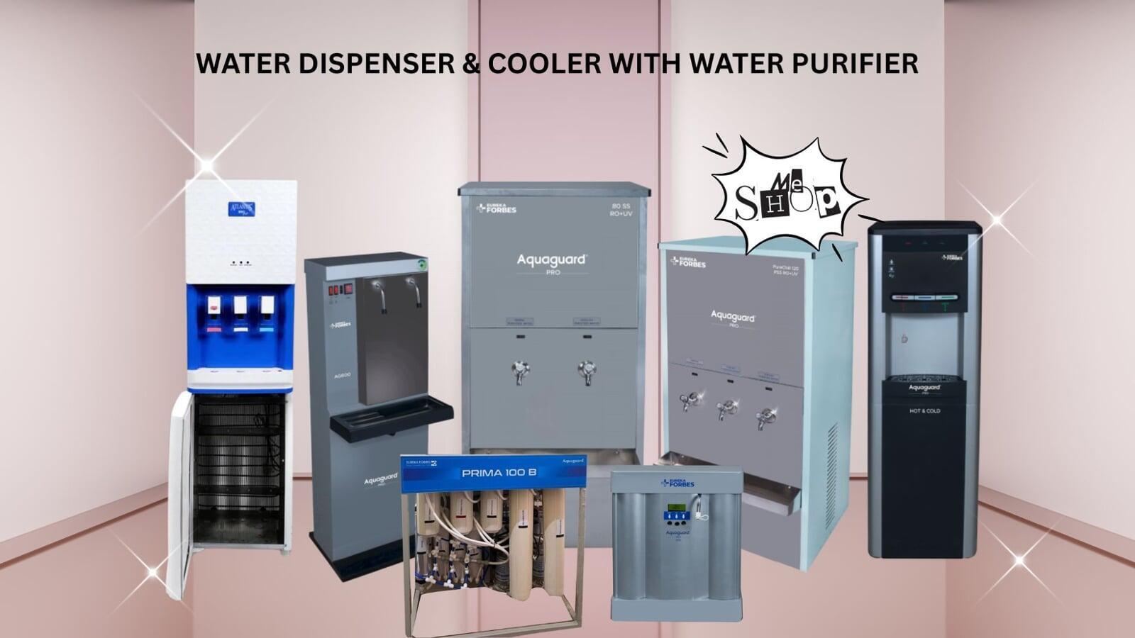 Water cooler & Water Dispenser with a water purifier system.