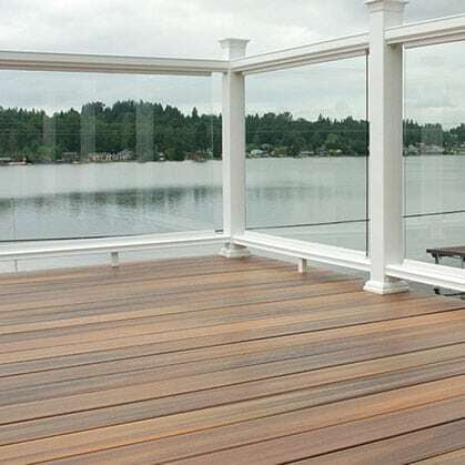 TimberTech Premier Railing Black-Island post caps