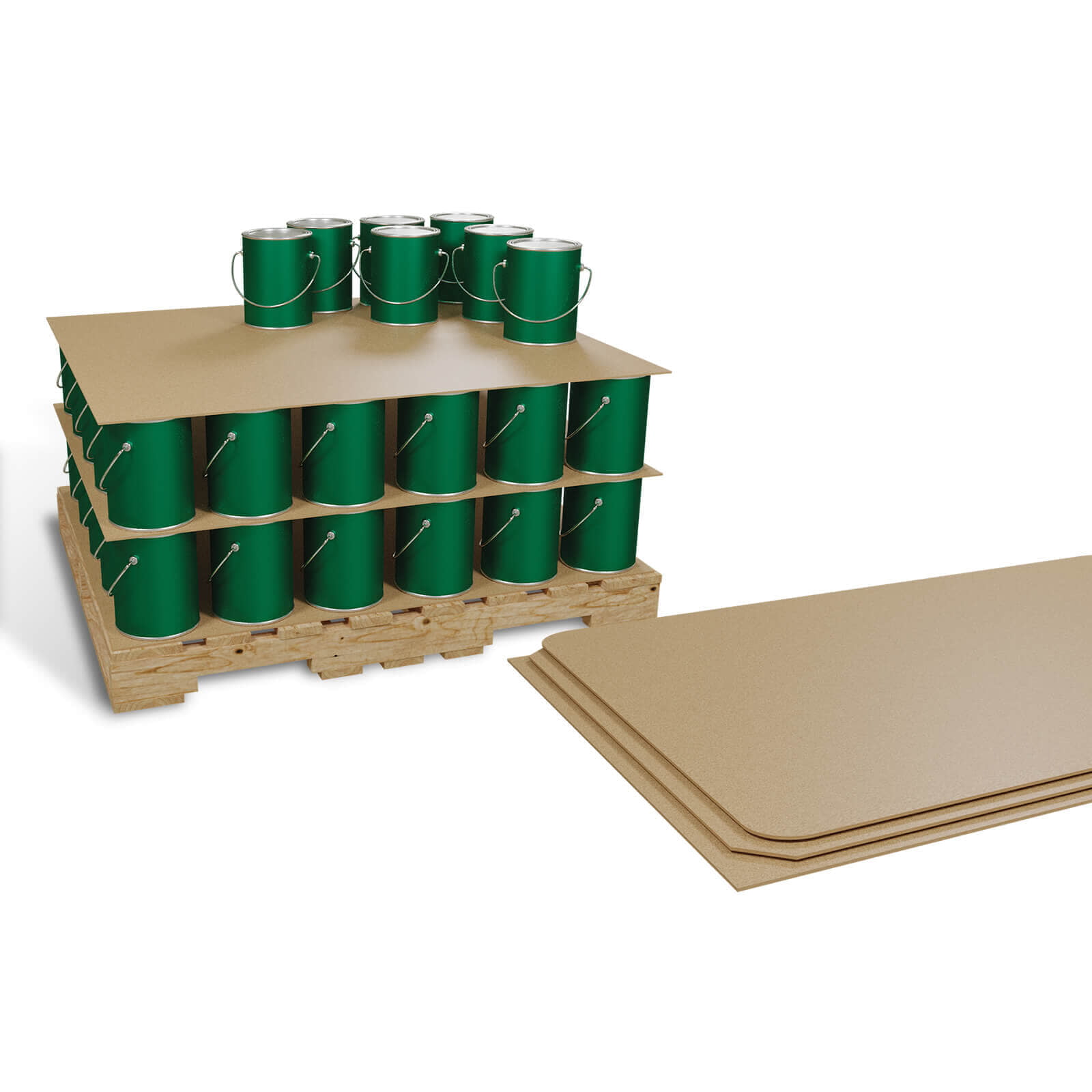 Plain Grey Board Layer Pads for Heavy-Duty Packaging