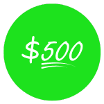 offer $500 MOQ