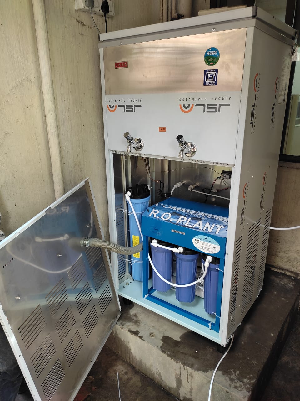 Usha and Blue Star RO water cooler