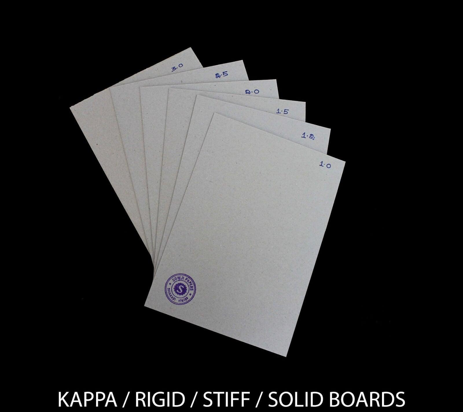 High Stiff Kappa Boards for Precision Die-Cut Packaging – Sowji Papers