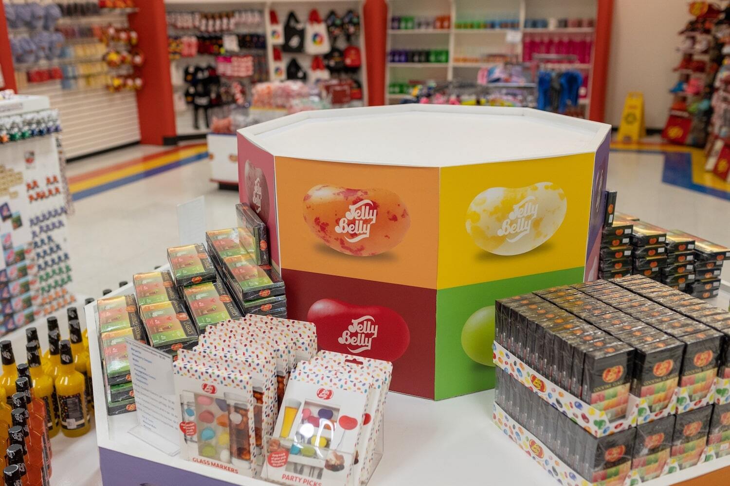 Solid display boards for in-store retail branding and freestanding visual merchandising
