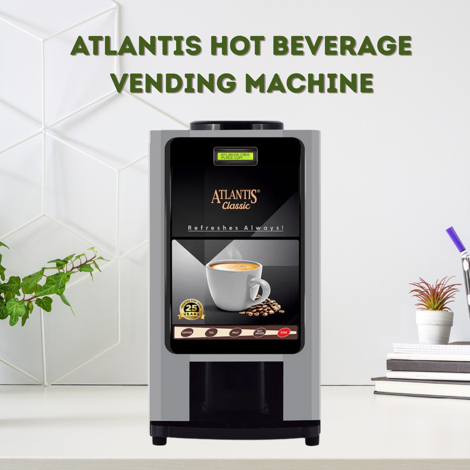 Atlantis Classic Hot Beverage Vending Machine Atlantis Classic Hot Beverage Vending Machine