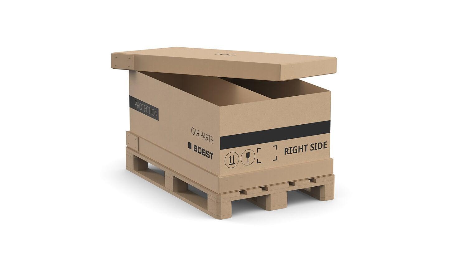 High-thickness laminated boards for machinery and bulk equipment packaging