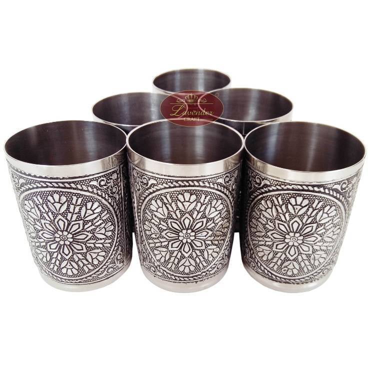 Meenakari Steel Glass