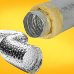 Ducto flexible para aire acondicionado, un conducto flexible de alta calidad diseñado para transportar aire frío o caliente de manera eficiente en sistemas de HVAC