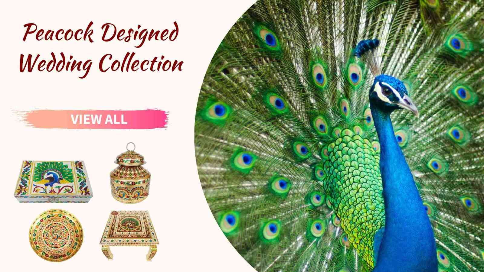 Peacock Designed Wedding Collection