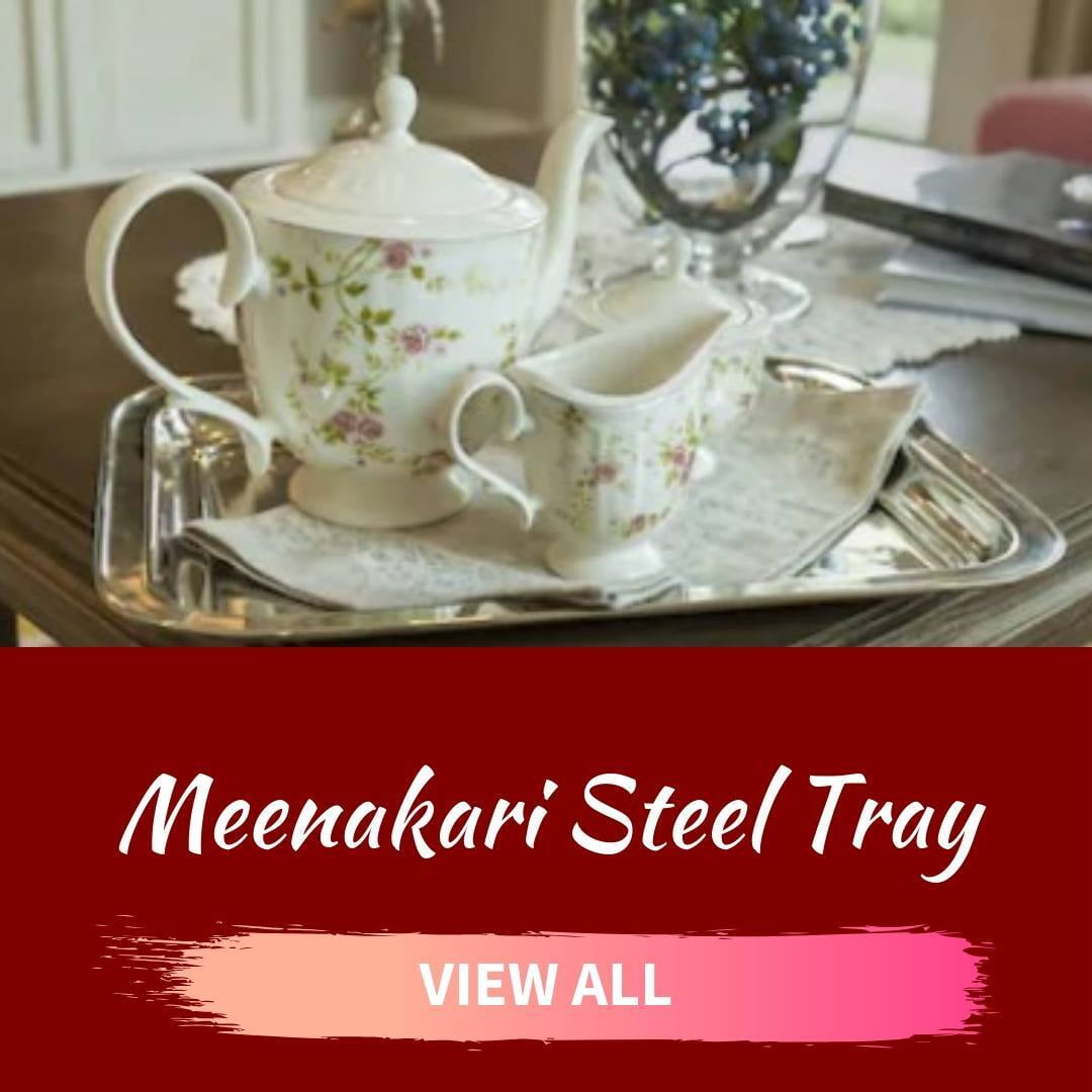 Meenakari Steel Tray