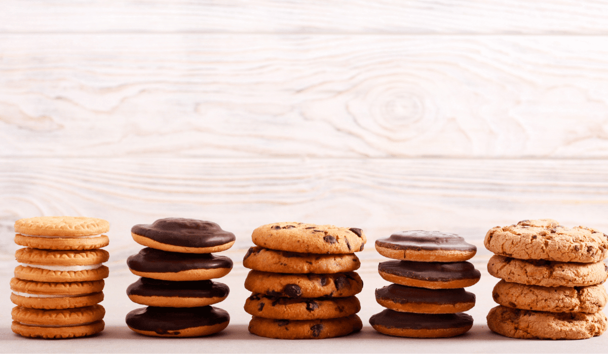 Five Stacks of Cookies