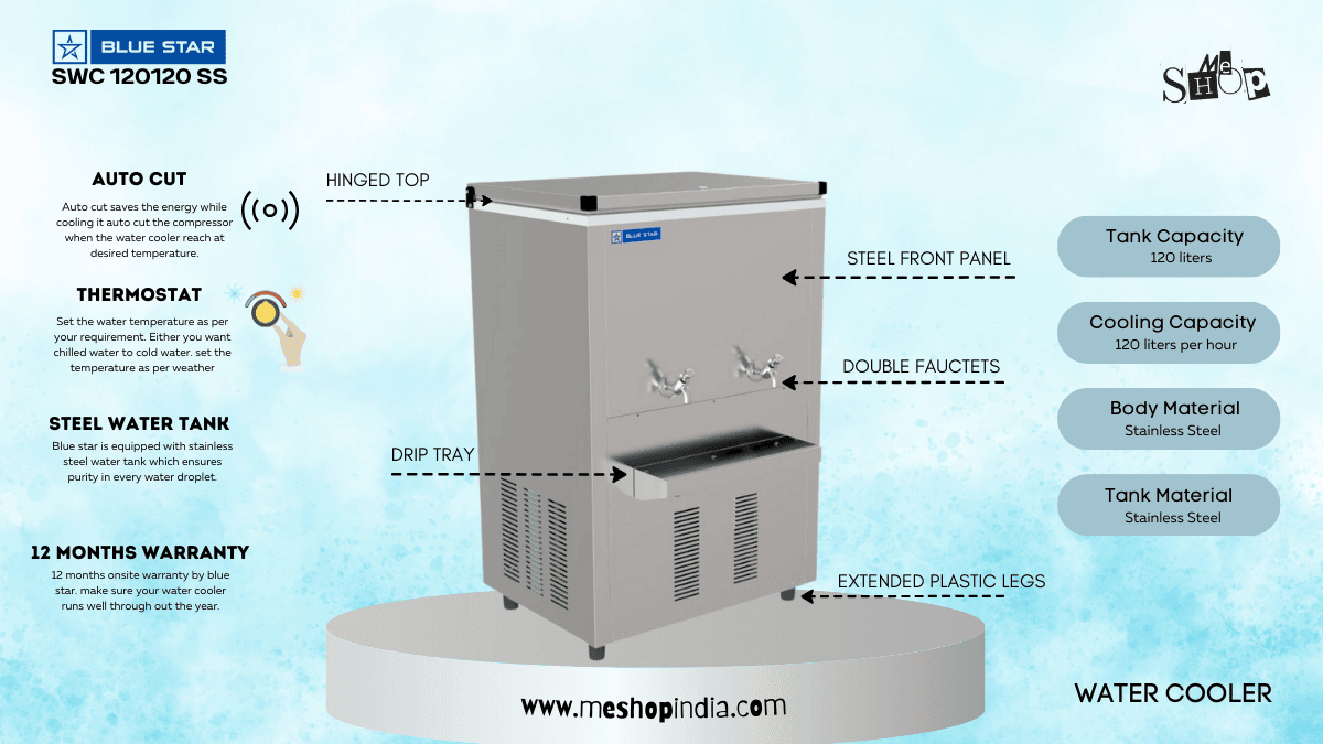 Blue Star SWC 120120SS Water Cooler Price
