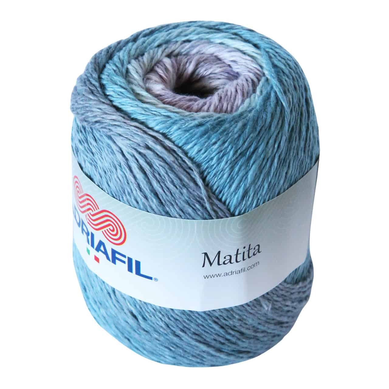 Nuovo colore di Adriafil Matita, 48 perlati lilla