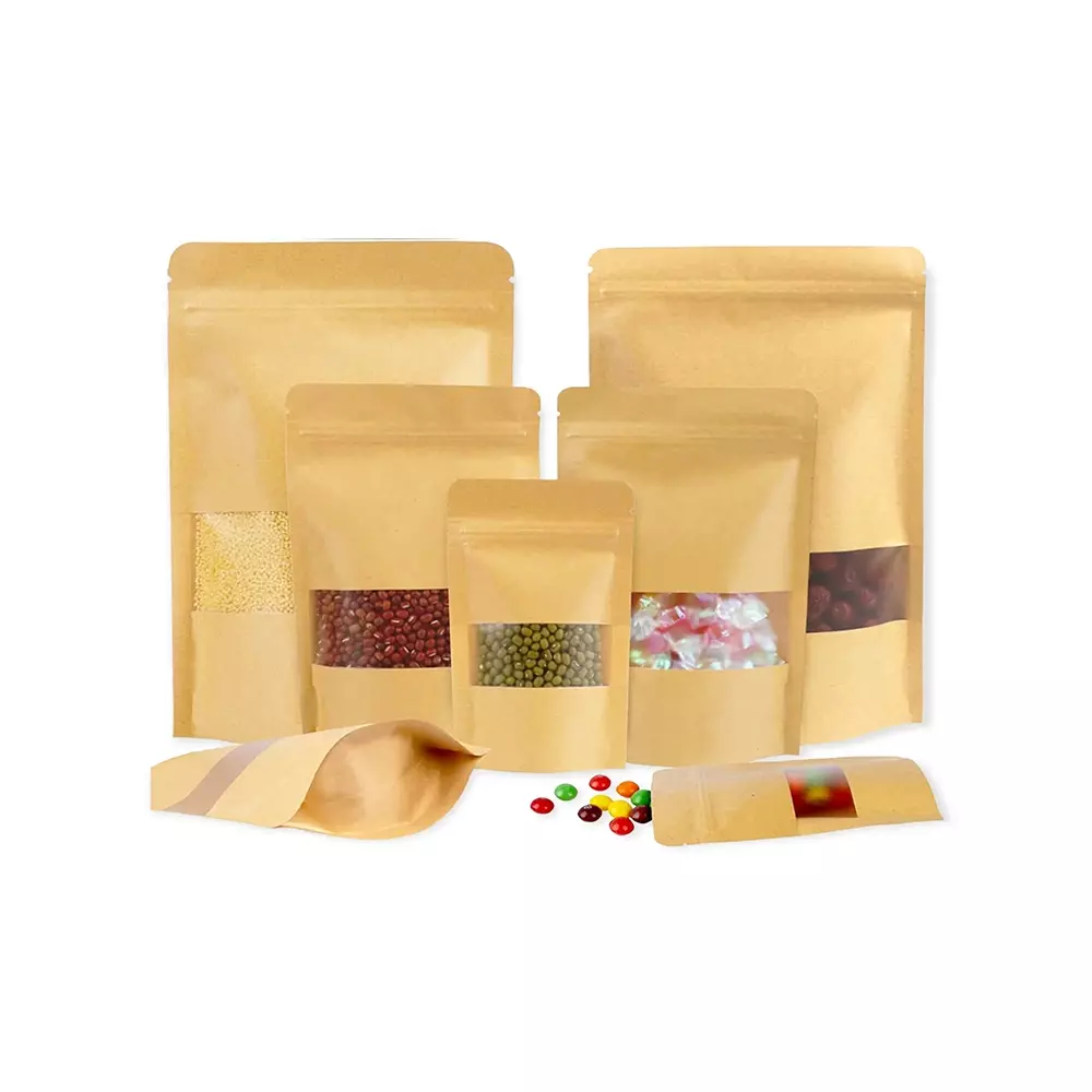 Kraft Pouch Bags